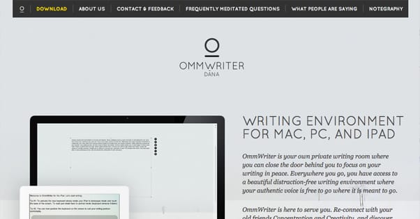 ommwriter app