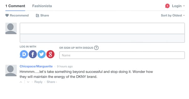 Example Disqus Comments