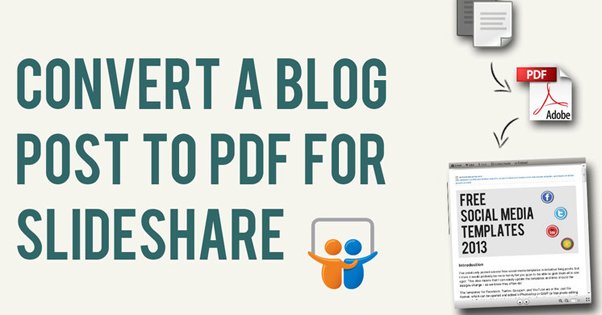 Convert a Blog Post to Slideshare