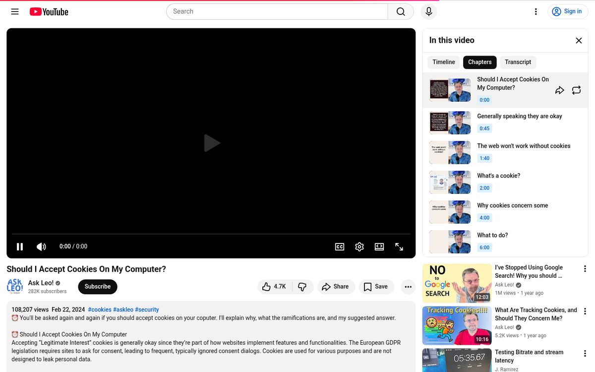 Search result snippet showing article publication date