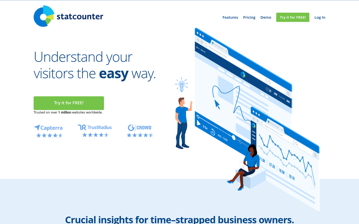 StatCounter WordPress plugin dashboard interface screenshot