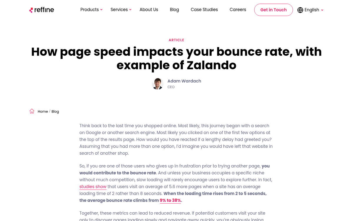 Frustrated mobile user loading slow webpage