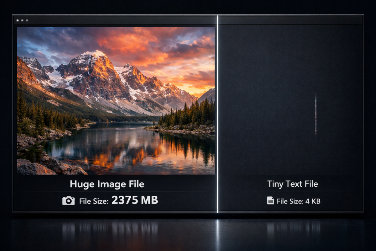 Webpage loading speed breakdown chart illustration