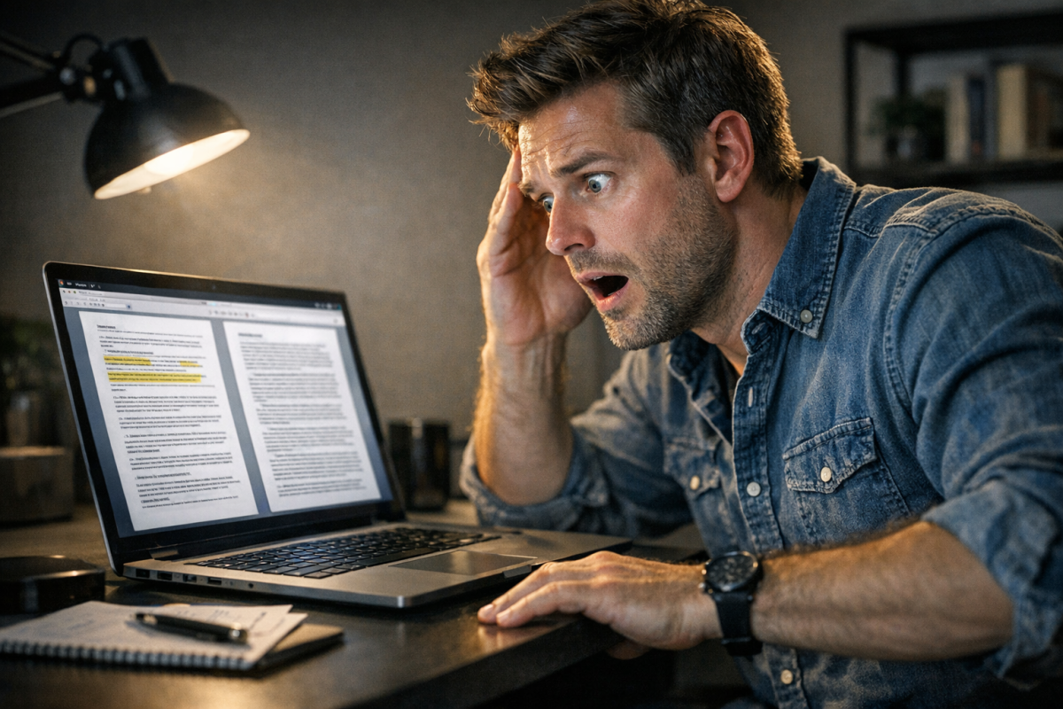 Two people copying identical written documents