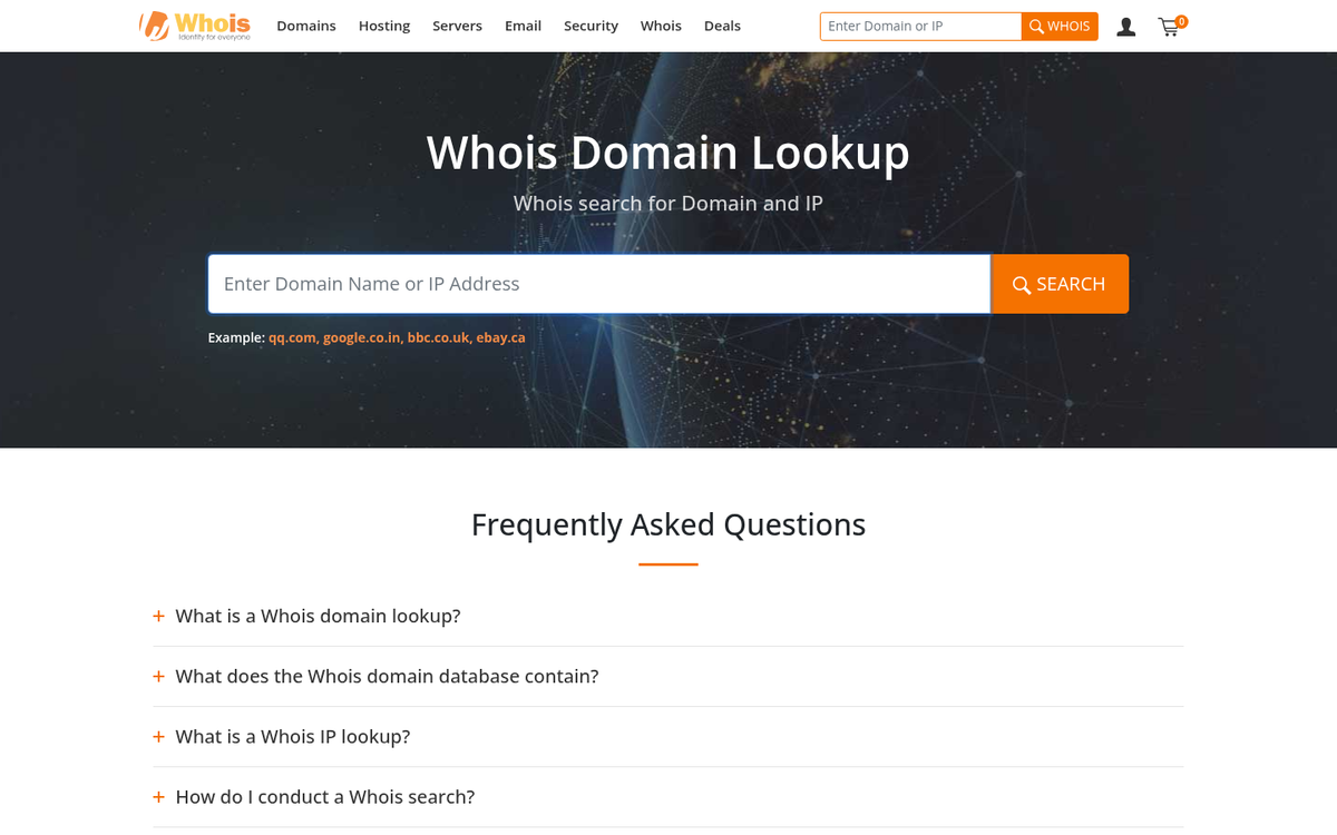 Magnifying glass examining suspicious website content