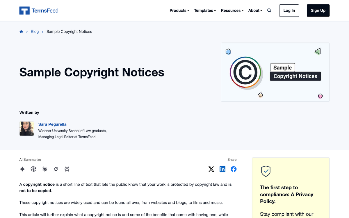 Blog content protected with security shield overlay