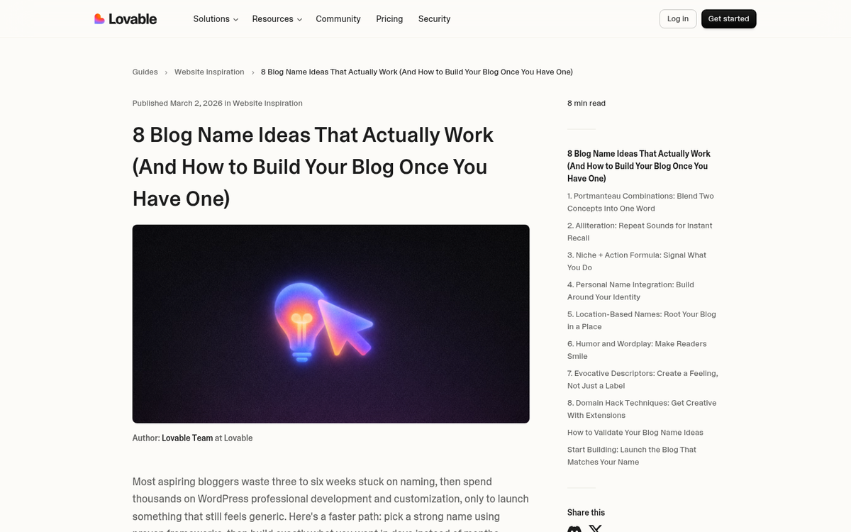 Blog topic brainstorming notes on paper