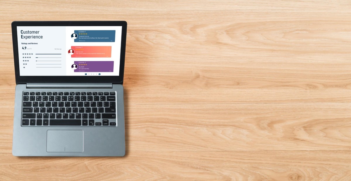 Person choosing between different content formats