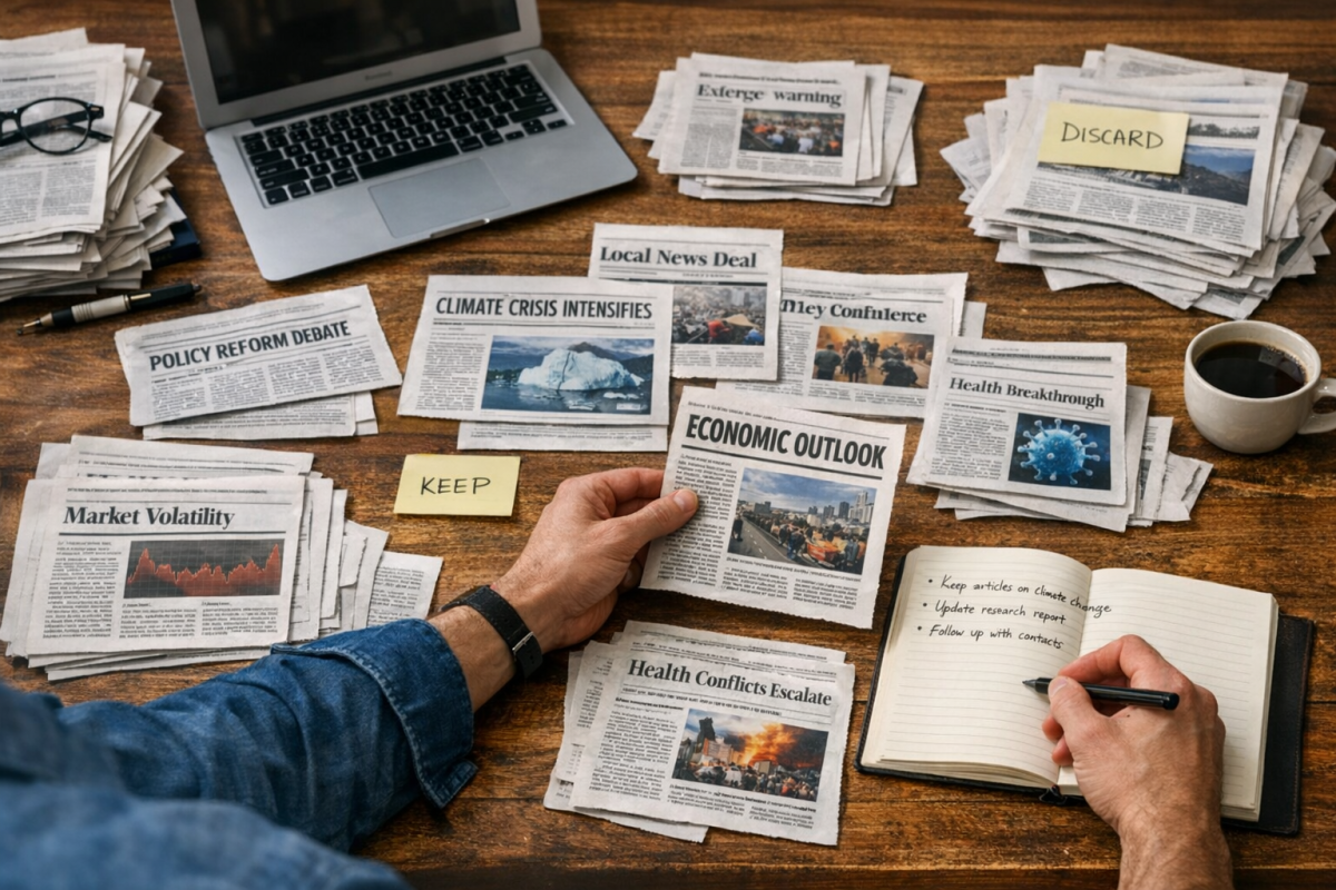 ChatGPT interface generating curated blog content