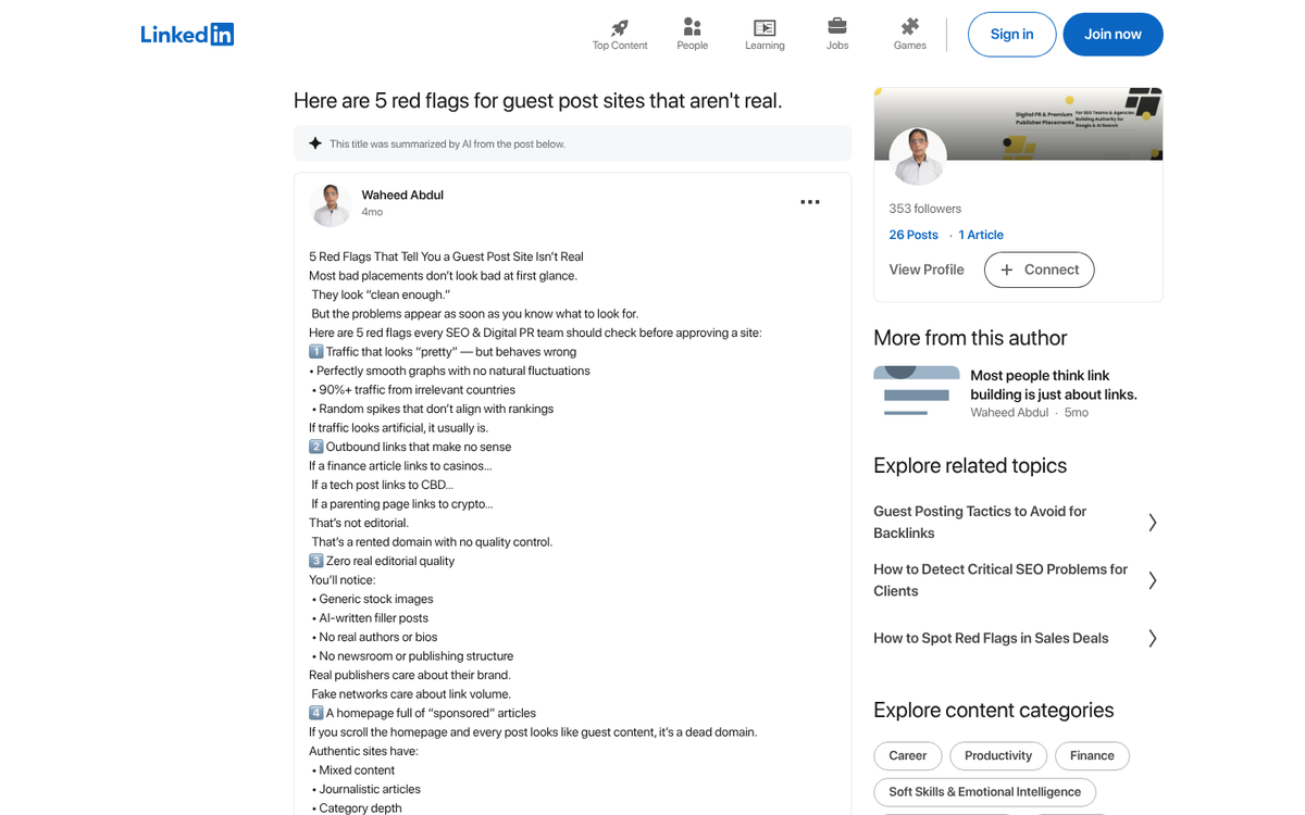 Promotional content highlighted on a website screen