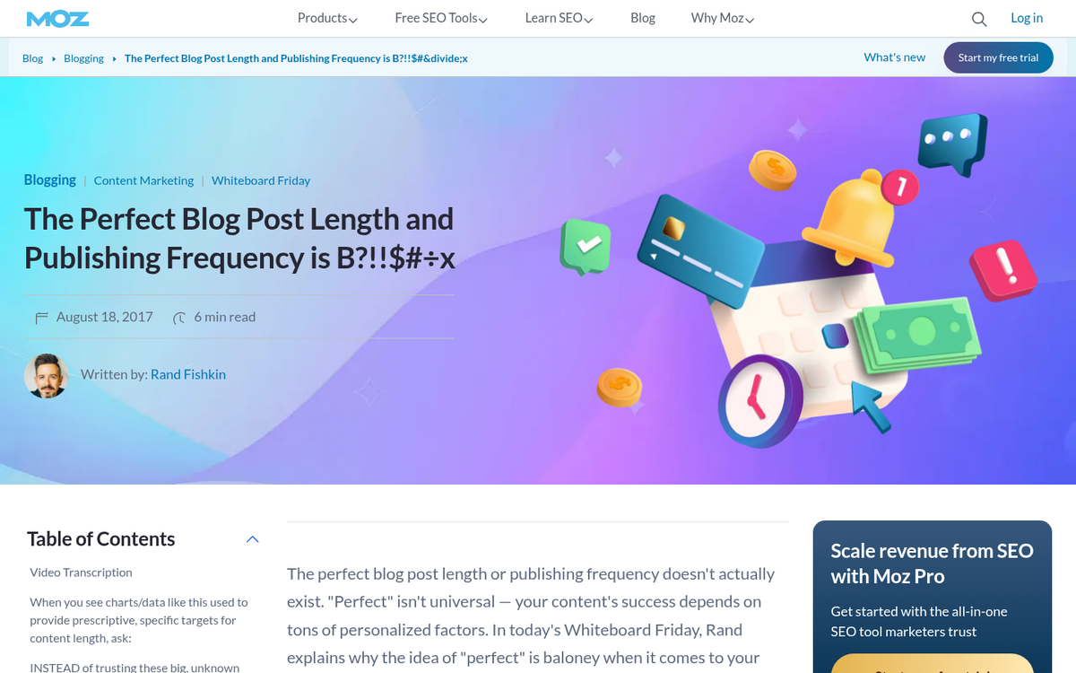 Large document split into smaller sections