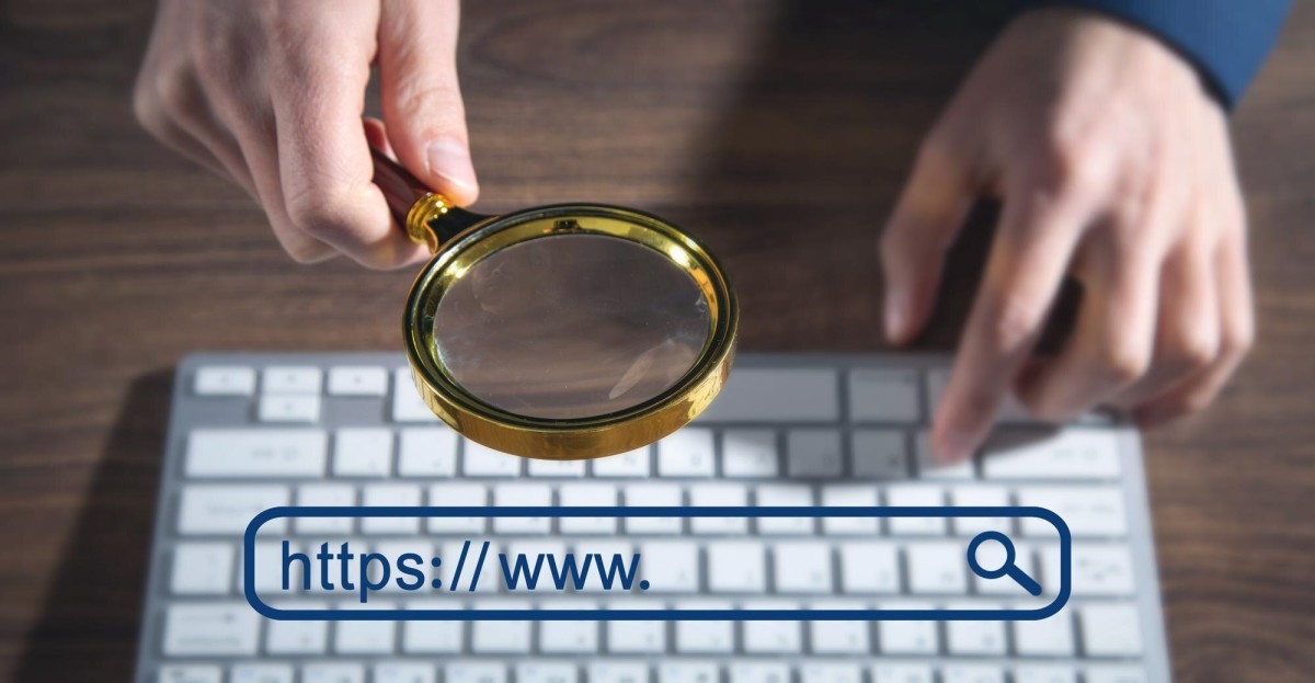 Person searching for hidden blog information