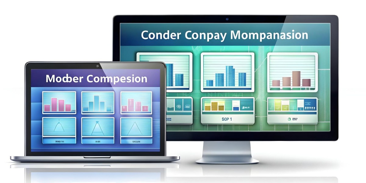 Two websites compared side by side chart