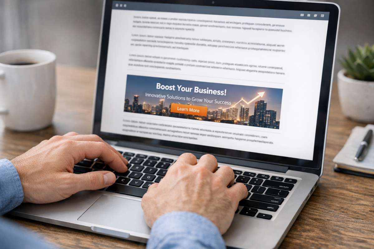 Ads automatically inserted between blog post paragraphs
