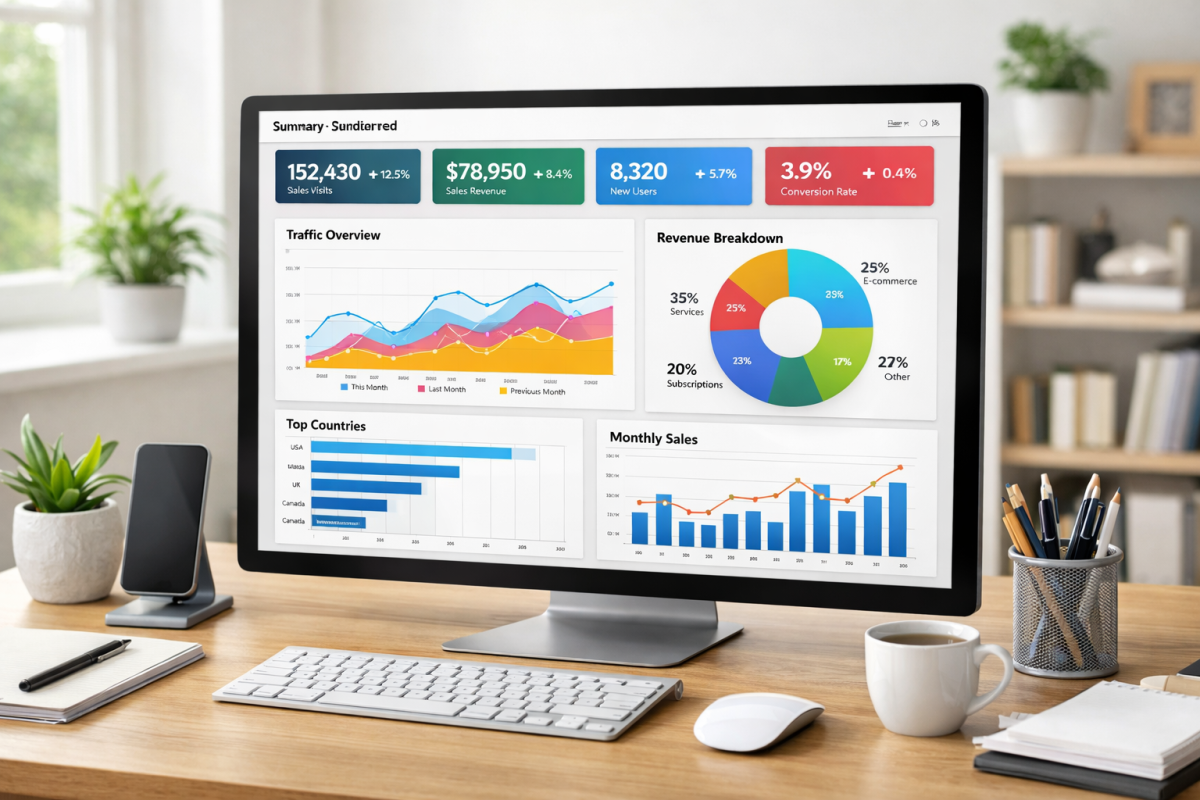 MonsterInsights Google Analytics WordPress plugin dashboard
