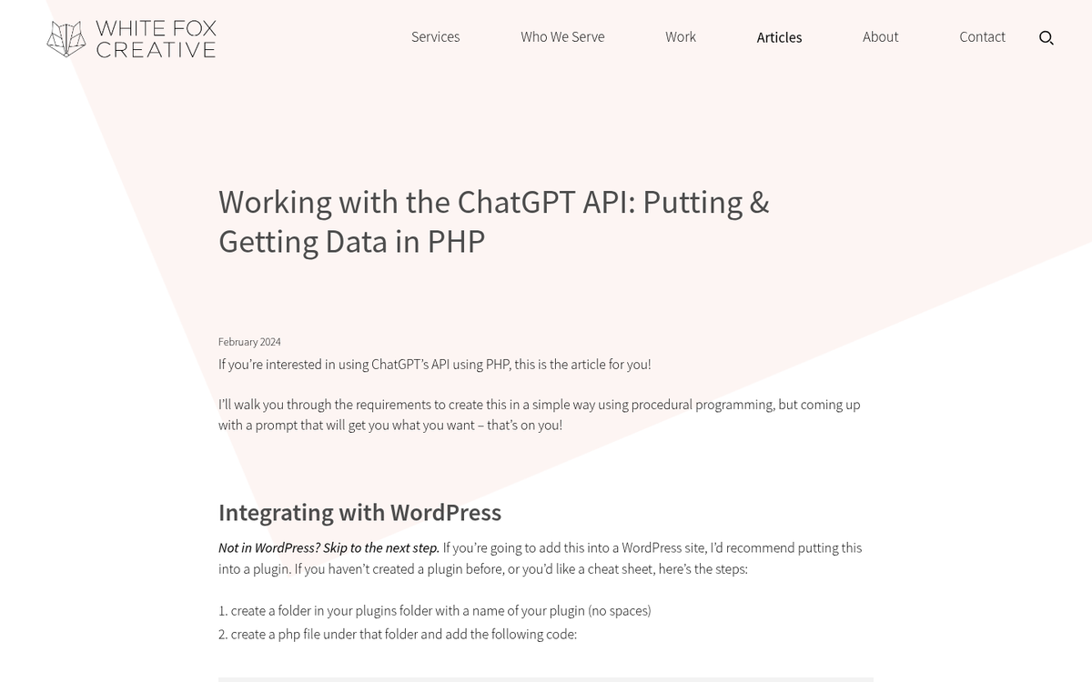 AI tool analyzing WordPress footer code
