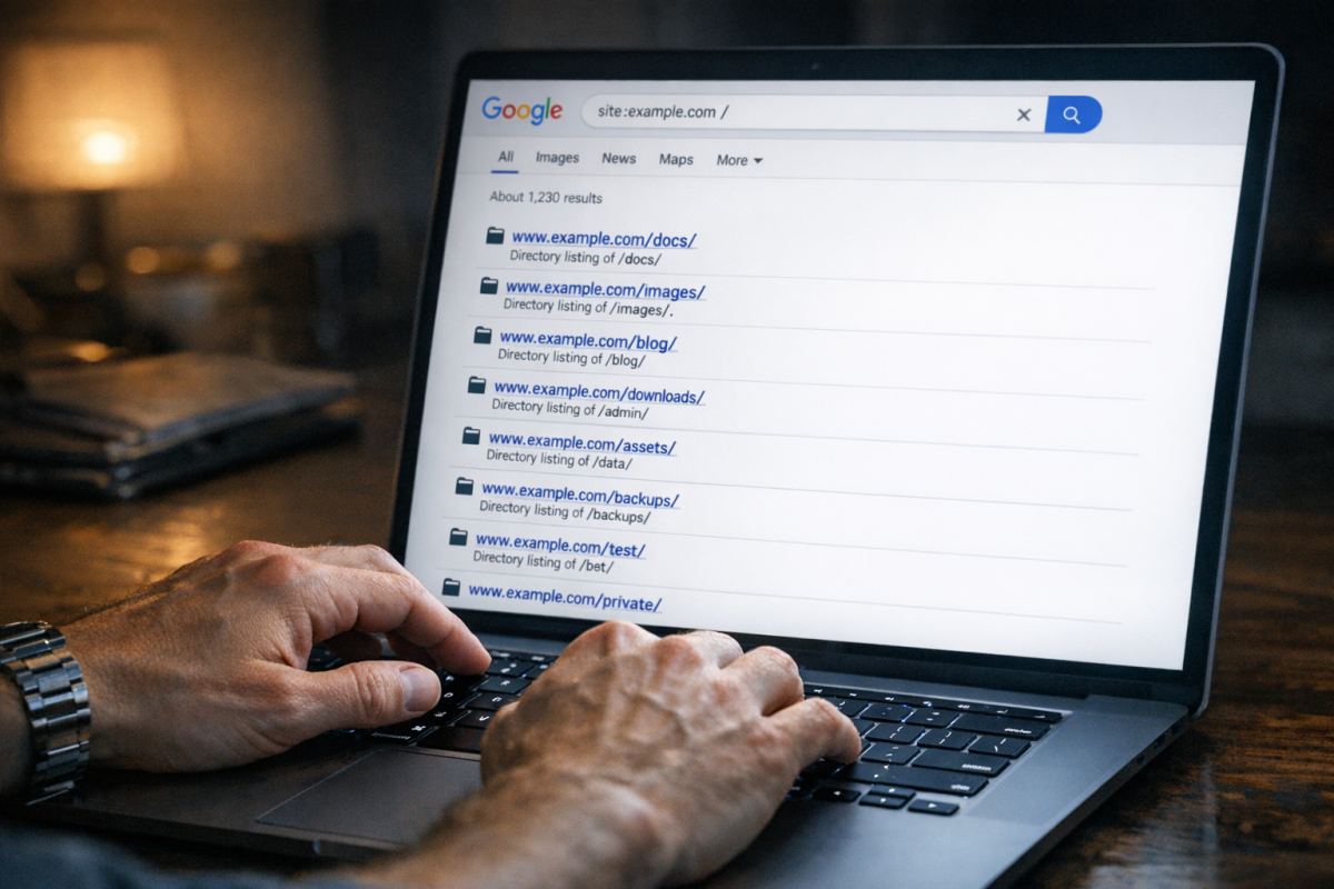 Google search results showing WordPress plugin folders