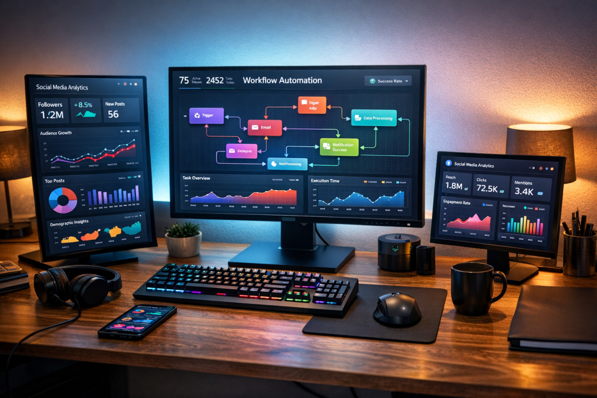 IFTTT and Zapier automation workflow diagram