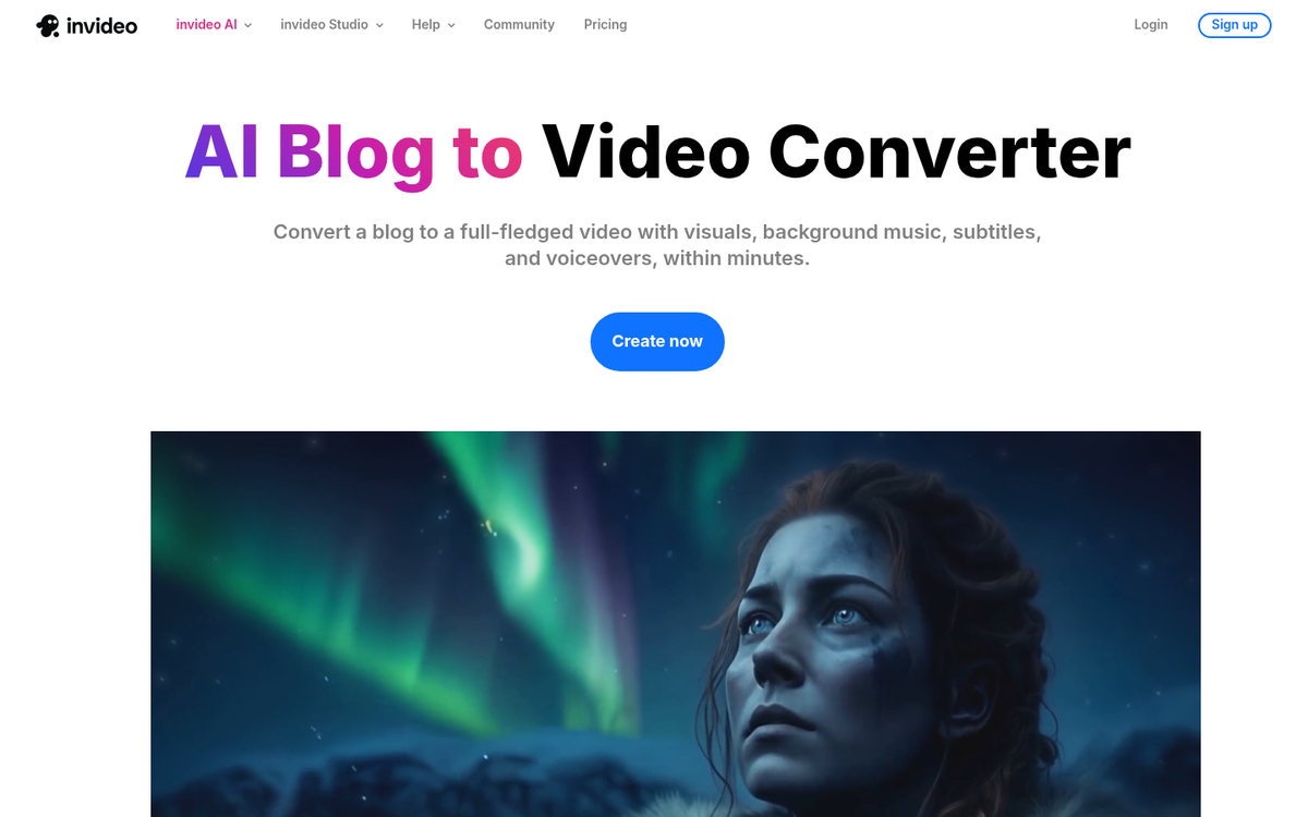 Blog post converted into video format