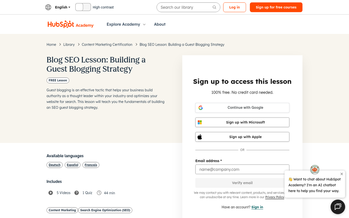 Guest post submission form on website
