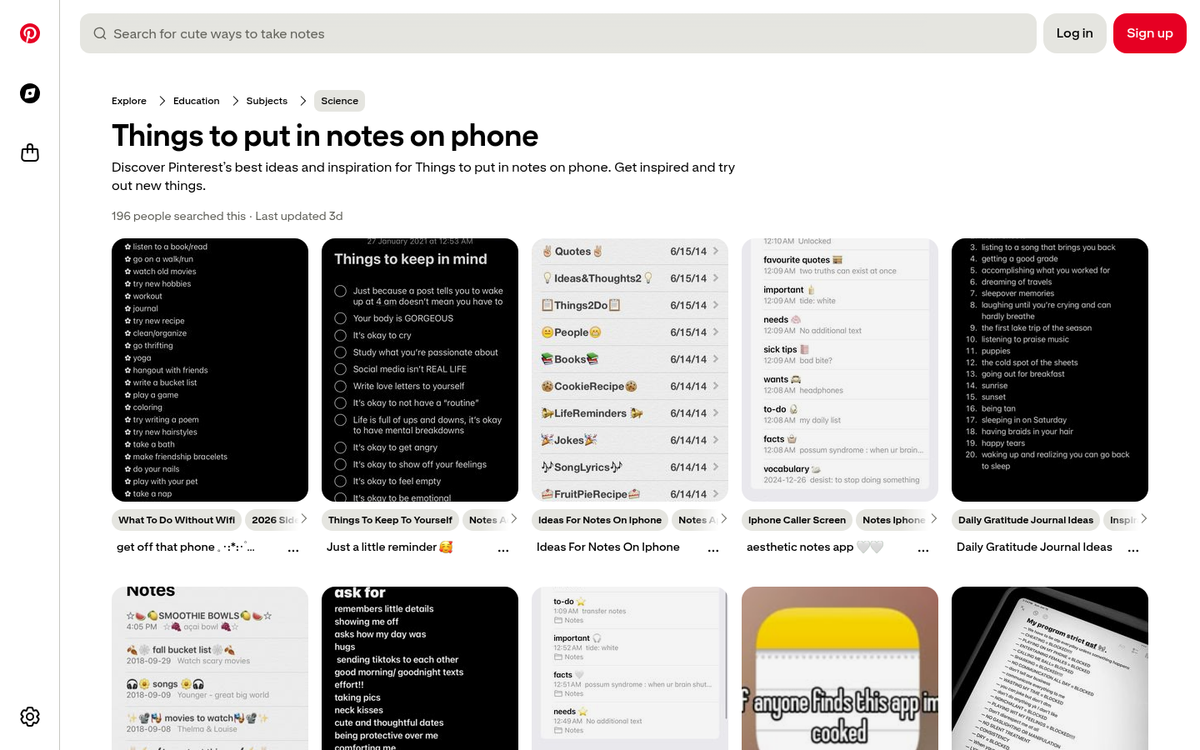 Website screenshot showing perspective and content