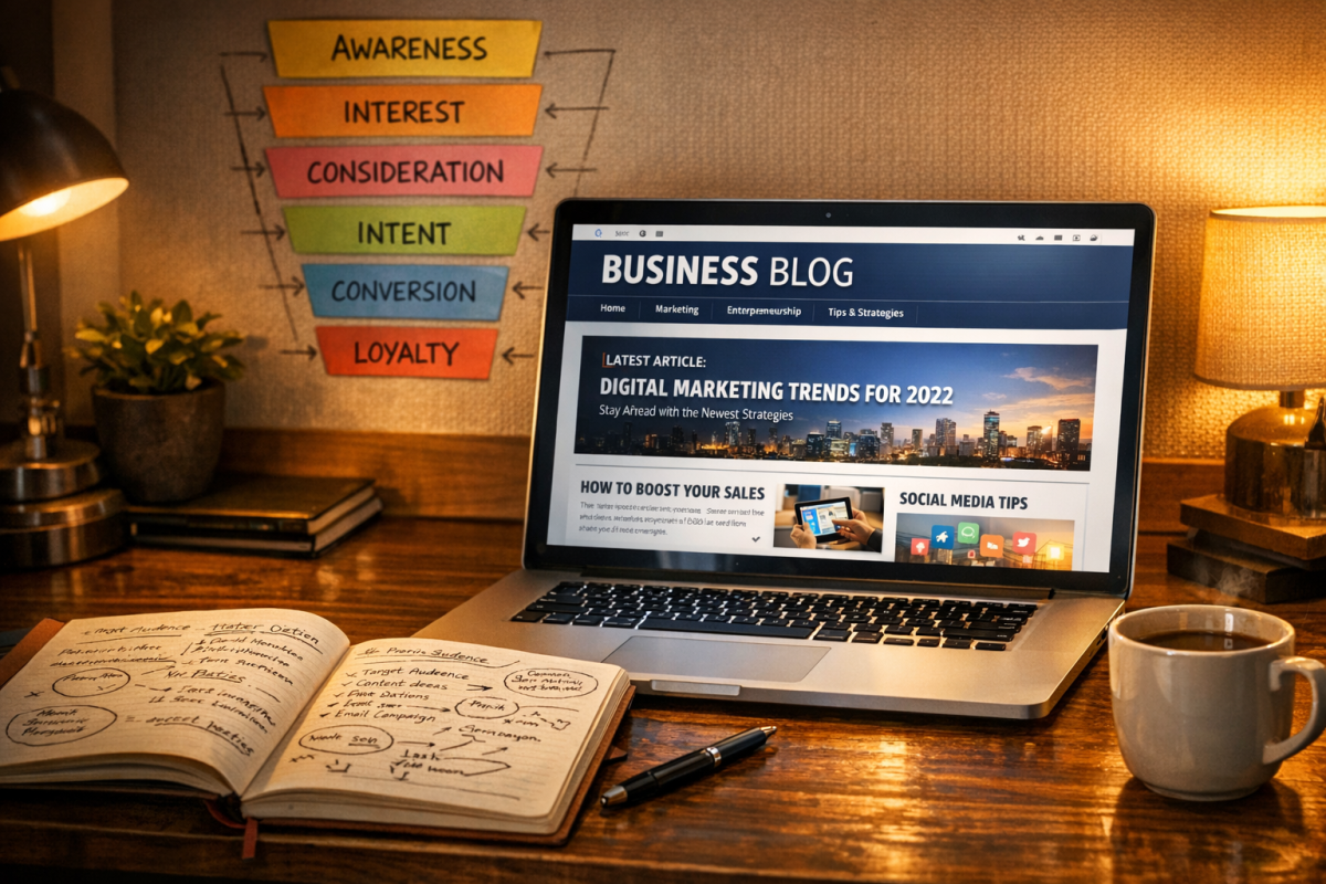 Magnet attracting leads through business blogging