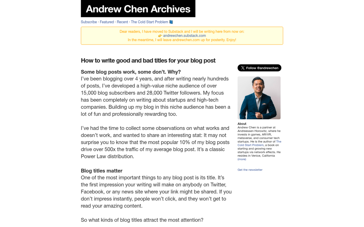 Headline with specific words highlighted