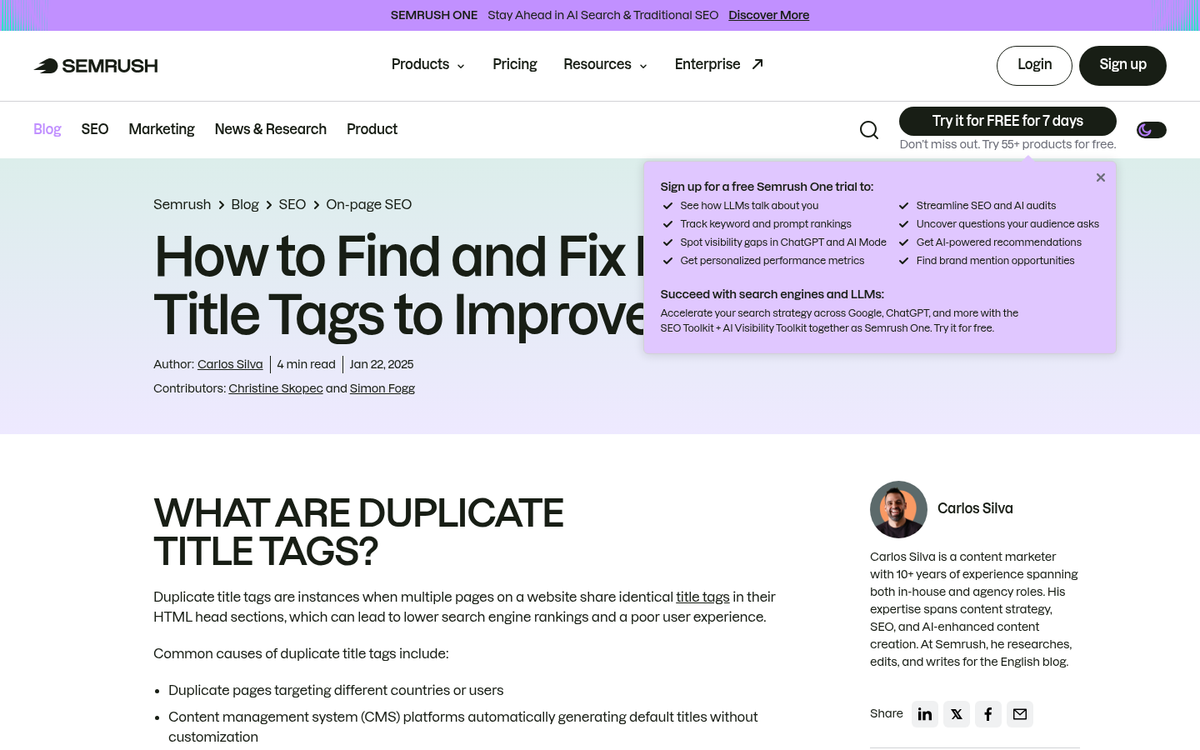 Unique and creative blog headline examples