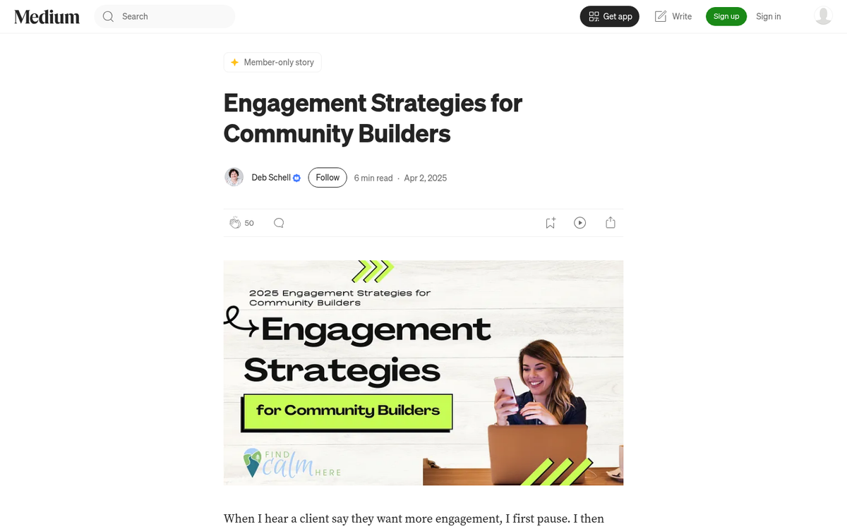 People connecting and engaging online together