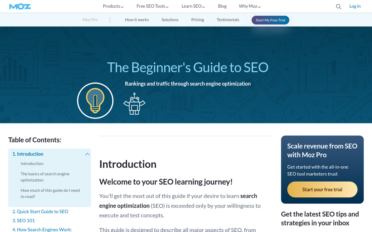 SEO analytics dashboard on computer screen