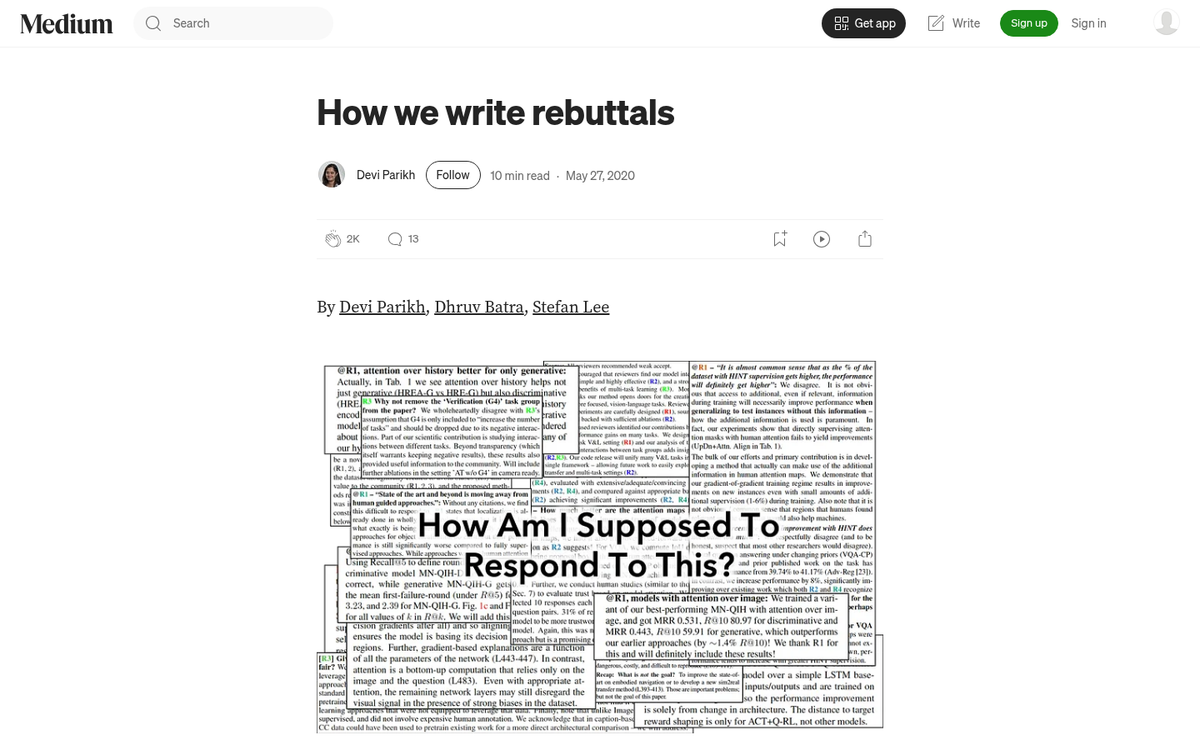 Blogger writing a counterargument rebuttal post