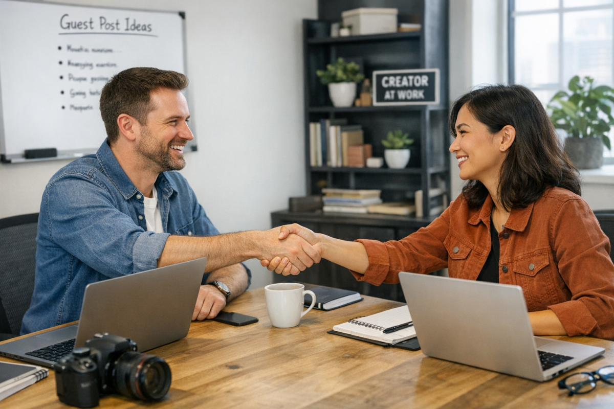 Person submitting a guest blog post