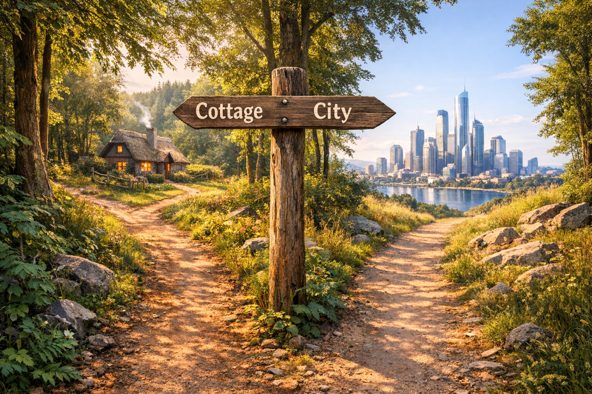 Split call to action for business sizes