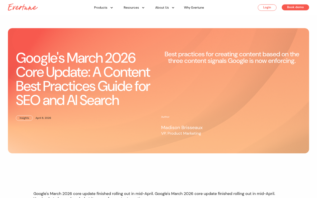 SEO ranking guidelines checklist for 2026