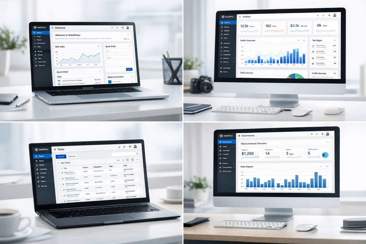 Magnifying glass examining WordPress hosting details