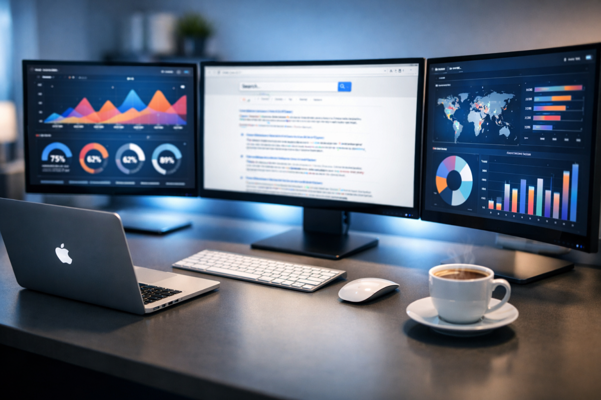 AI-powered digital marketing strategy visualization