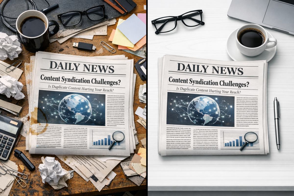 Tangled web of automated content syndication errors