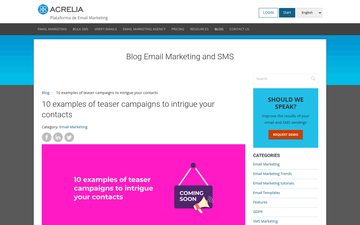 Website screenshot showing partial article excerpt