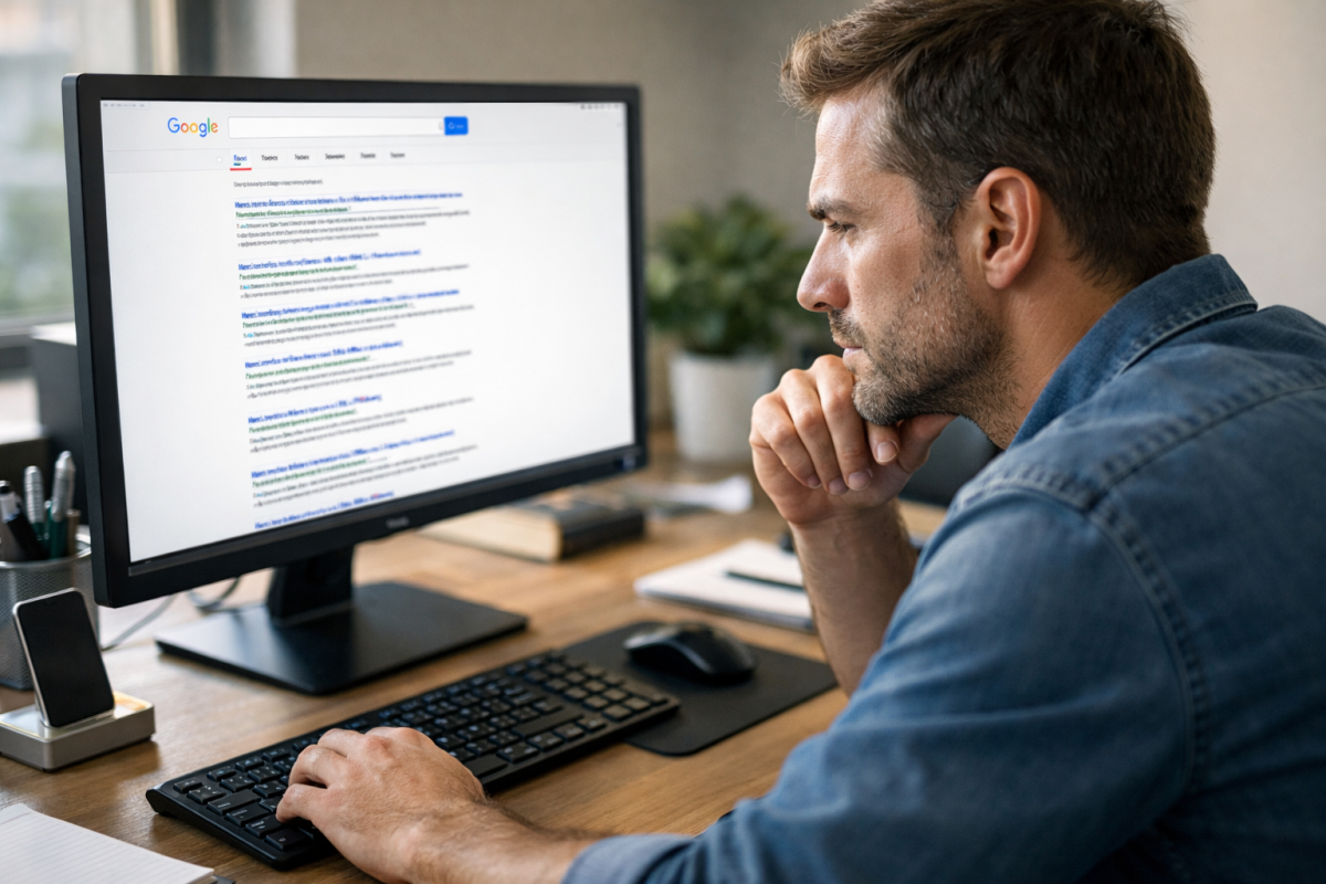 Targeted SEO keywords improving blog search visibility