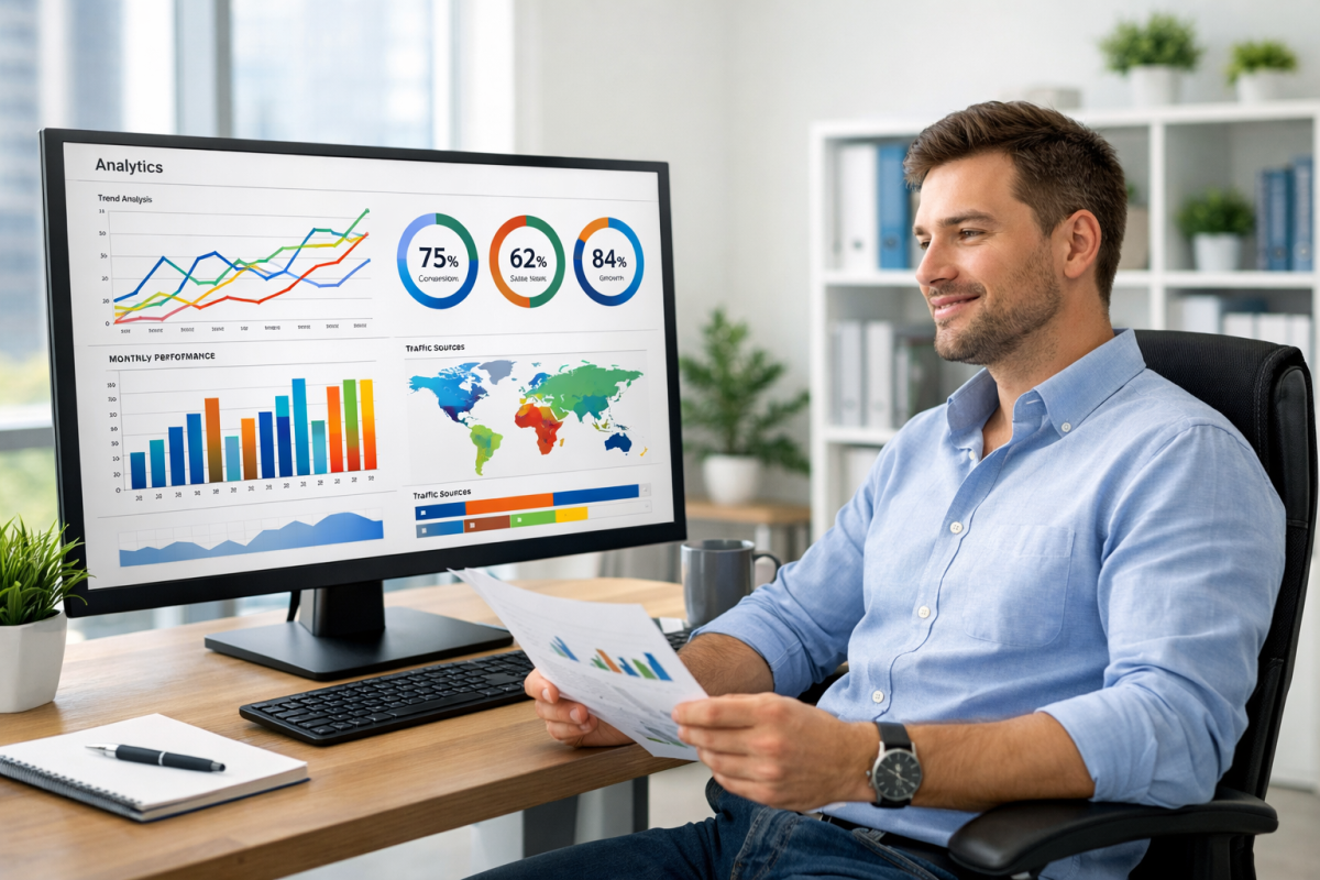 Person reading blog with clear expectations