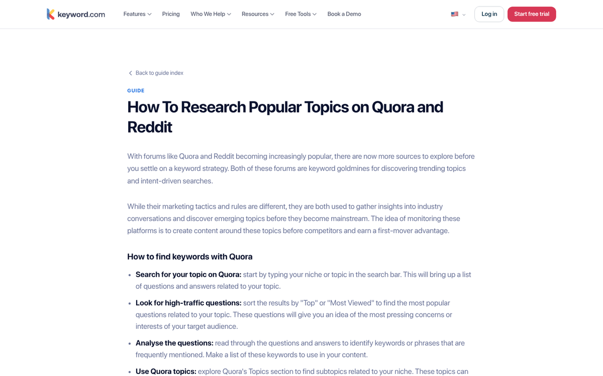 Quora question and answer community forum