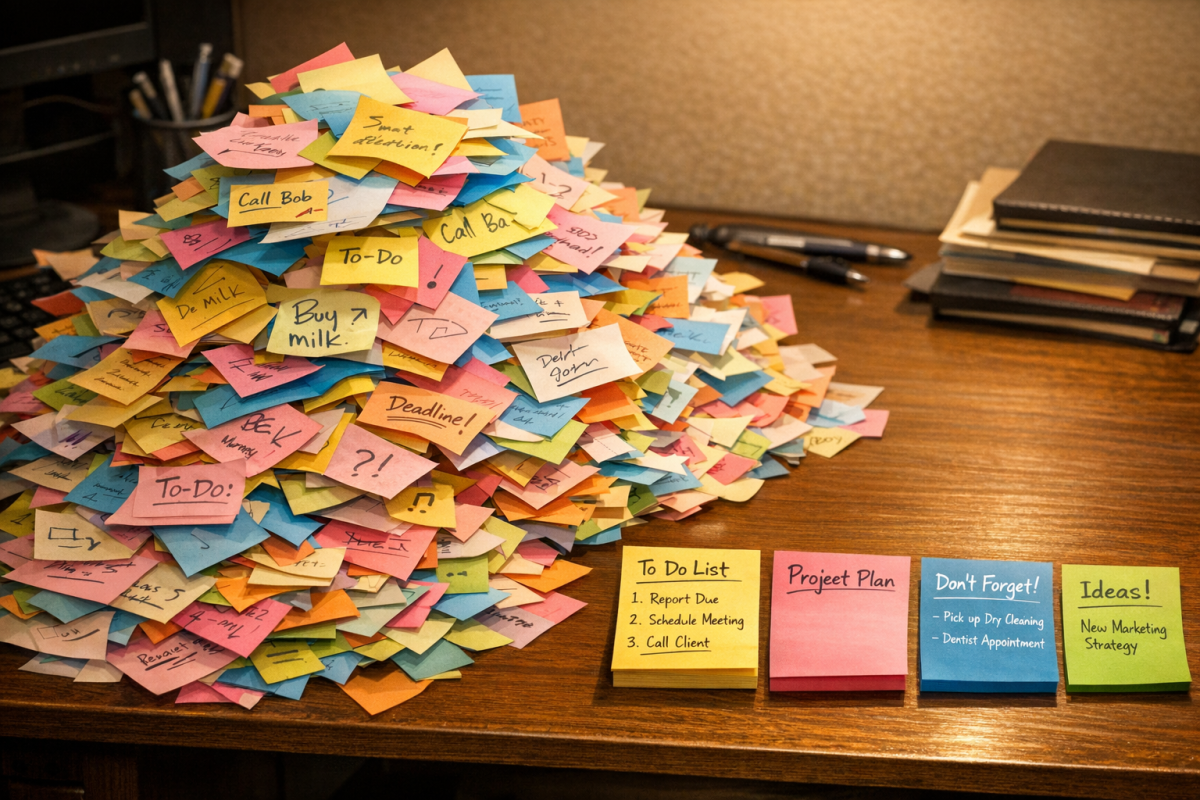 Frustrated blogger reviewing cluttered website tag list