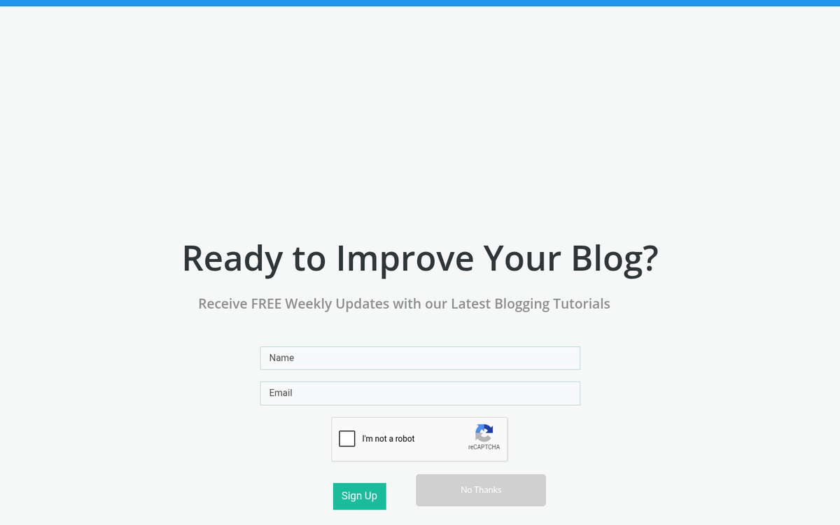 Blog post with clear structured layout