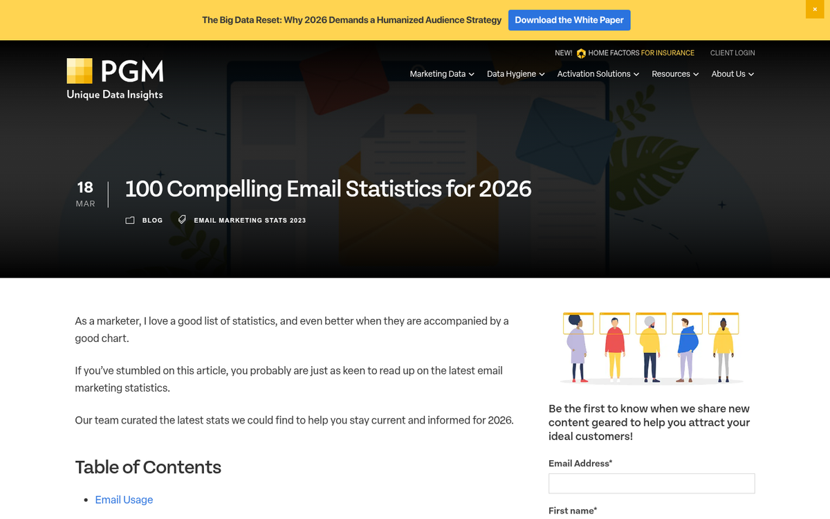 Email subject line preview in inbox