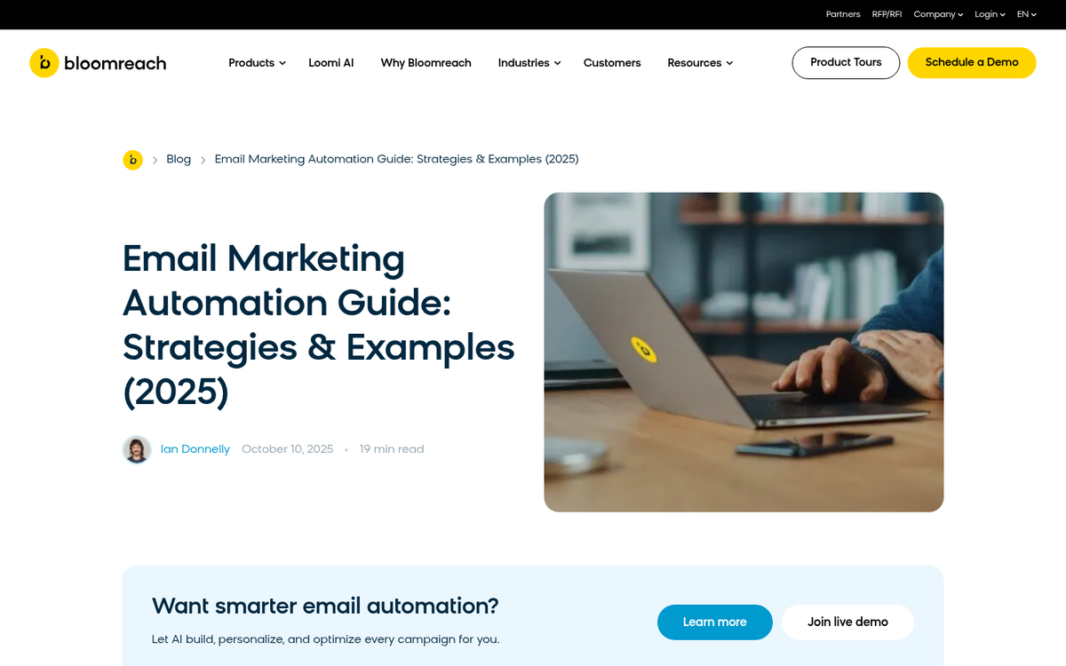 Finished email newsletter ready to send
