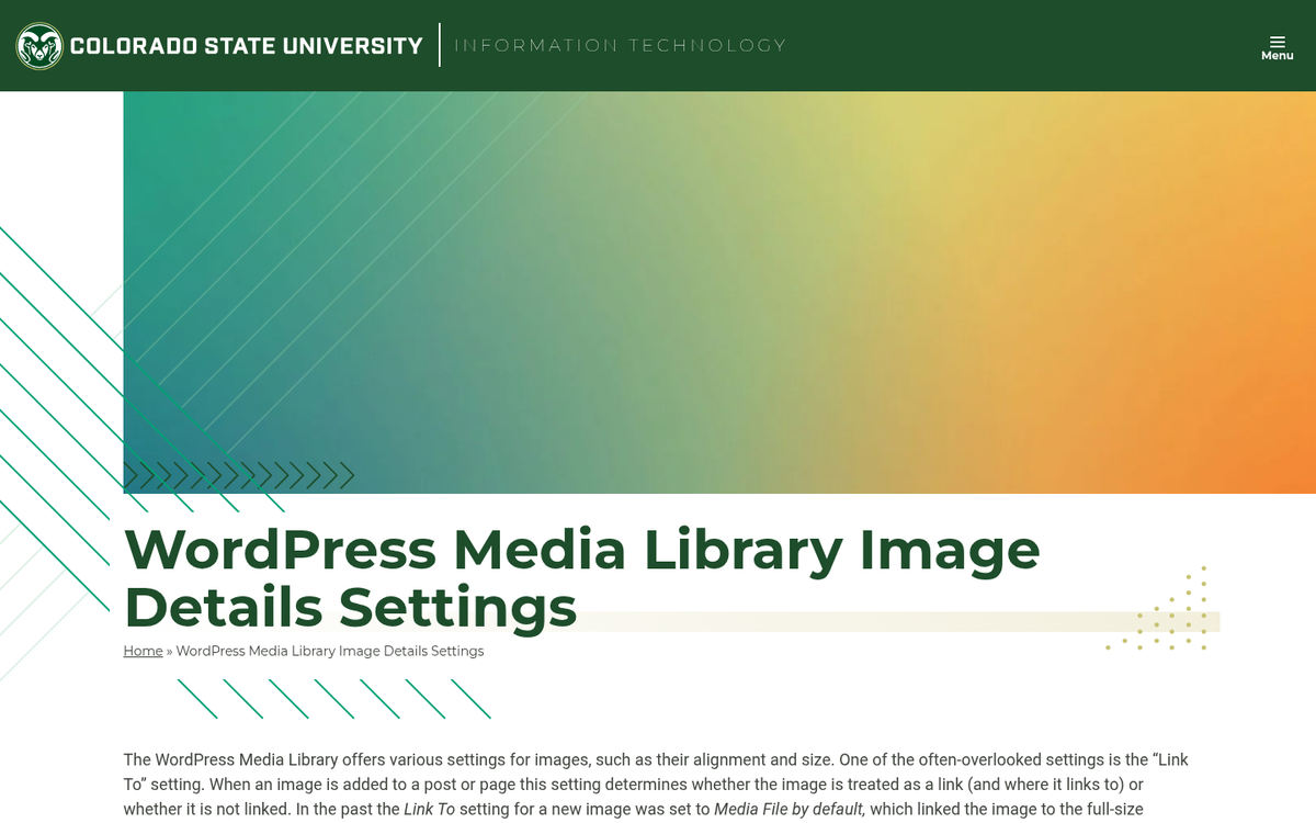 Infographic page showing image URL field