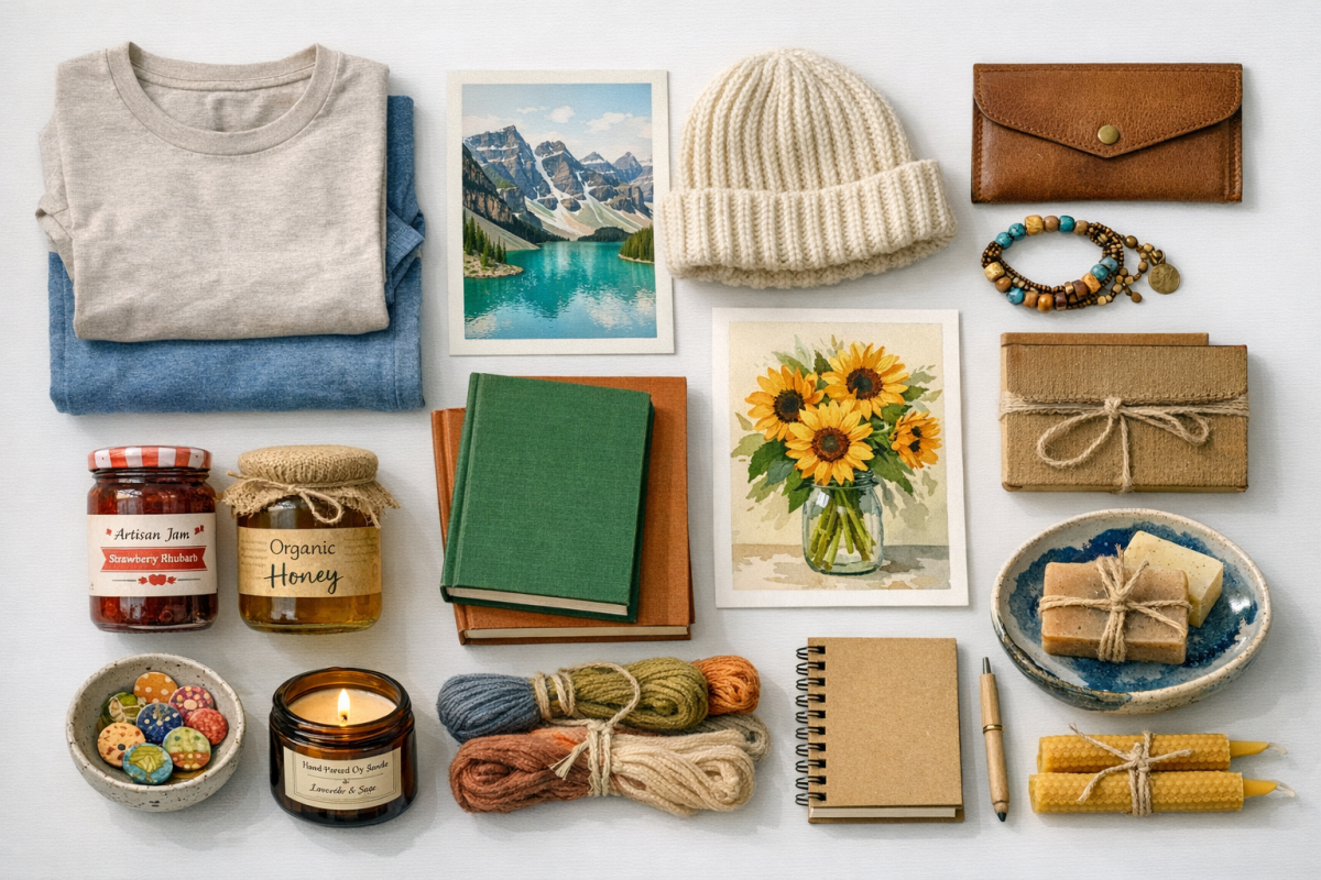 Blogger packaging and shipping physical products