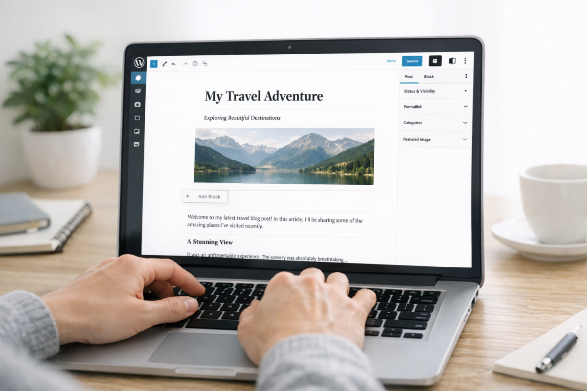 WordPress editor selection screen options