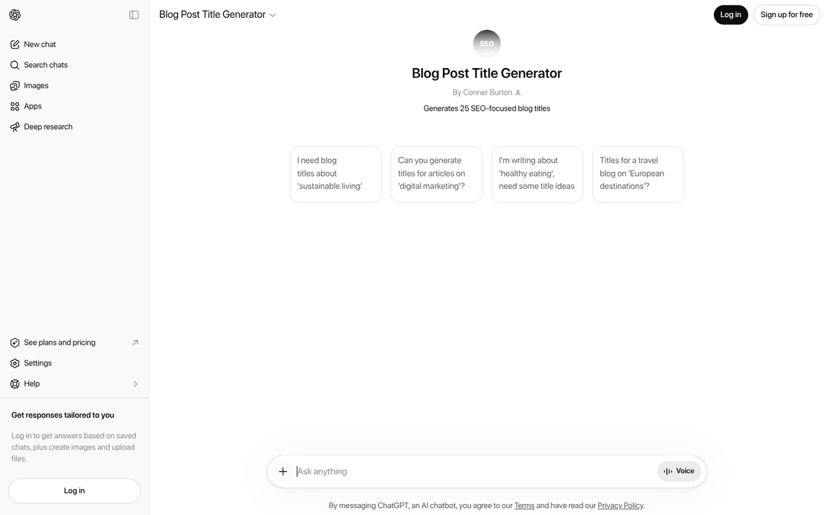 WordPress blog post title editing interface