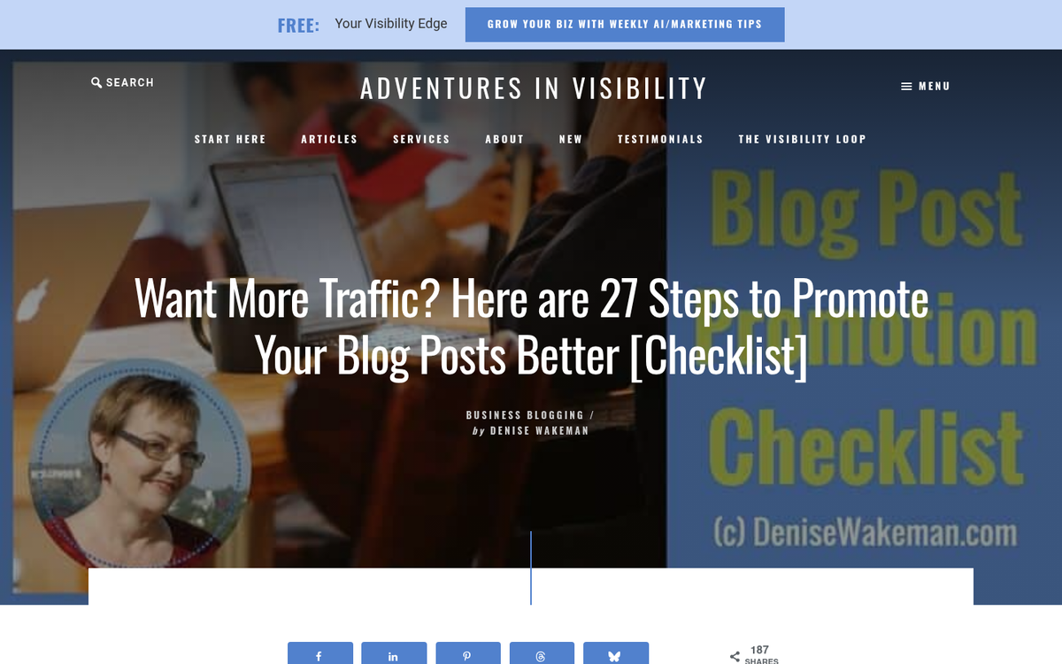 Idle engine with stalled blog promotion metrics